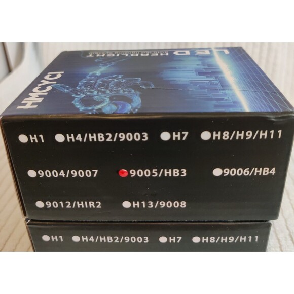 LED Headlight bulbs 9005/HB3, 9006/HB4, 9145/H10  New Set - Picture 5 of 16